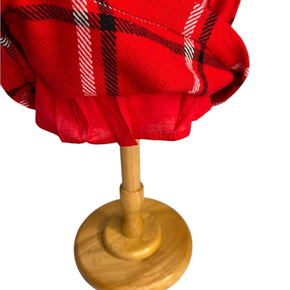 Baby Gap dress girls 12-18 Month plaid print Jumper wool blend jumper, Christmas - Picture 8 of 10